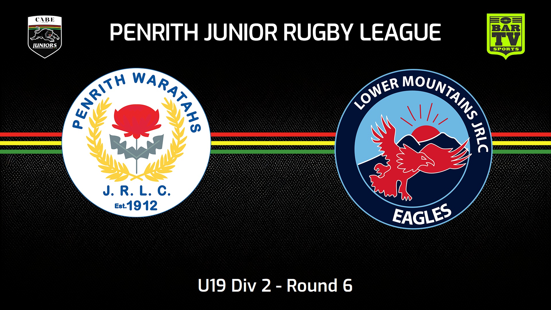 240519-video-Penrith & District Junior Rugby League Round 6 - U19 Div 2 - Penrith Waratahs v Lower Mountains Slate Image