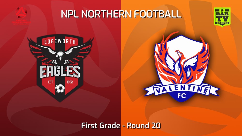 230723-NNSW NPLM Round 20 - Edgeworth Eagles FC v Valentine Phoenix FC Slate Image