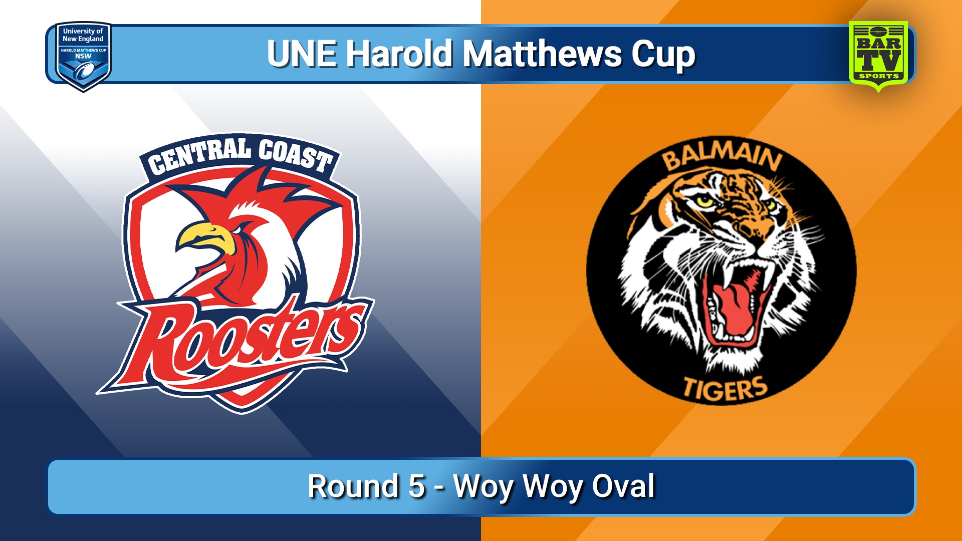 250301-video-UNE Harold Matthews Cup Round 5 - Central Coast Roosters v Balmain Tigers Slate Image
