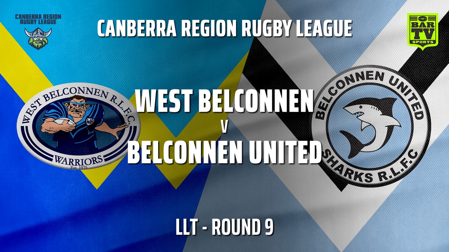 210620-Canberra Round 9 - LLT - West Belconnen Warriors v Belconnen United Sharks Slate Image