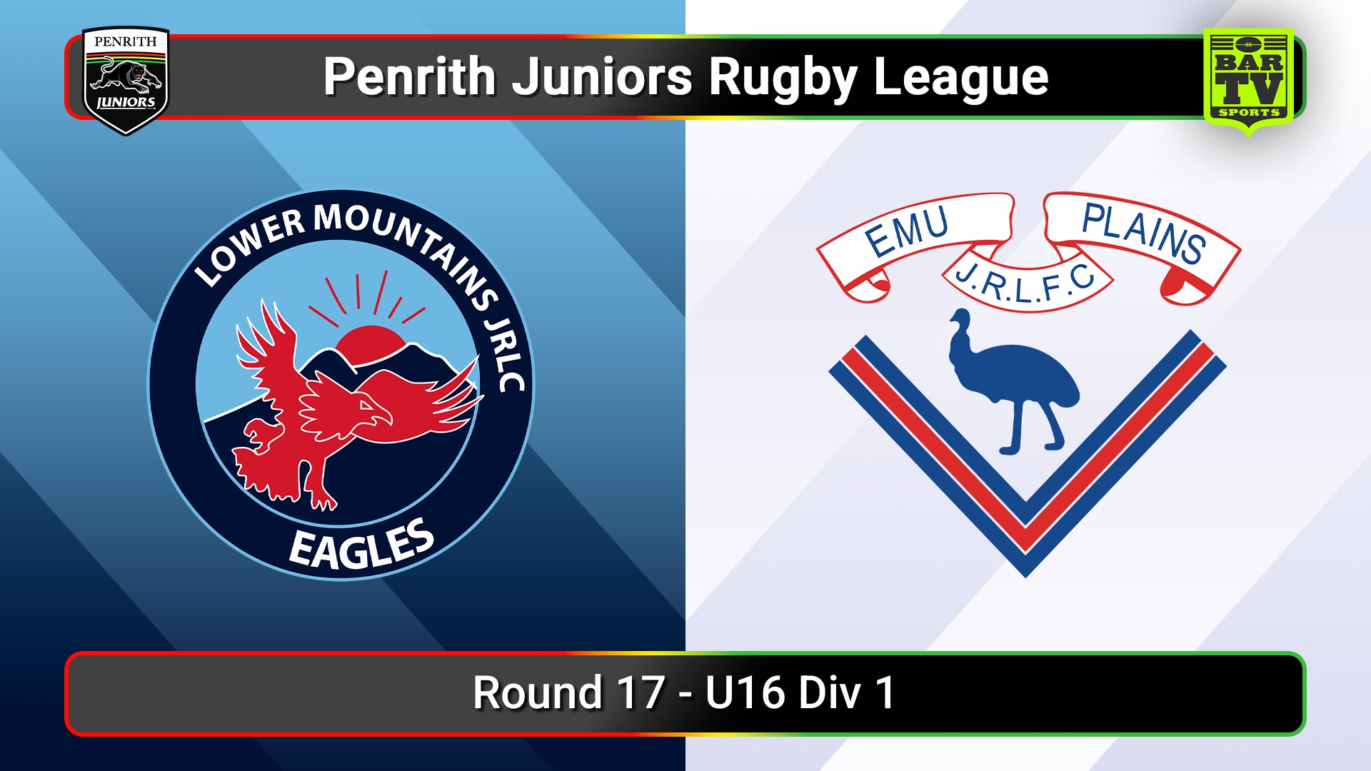 250816-video-Penrith & District Junior Rugby League Round 17 - U16 Div 1 - Lower Mountains v Emu Plains Slate Image