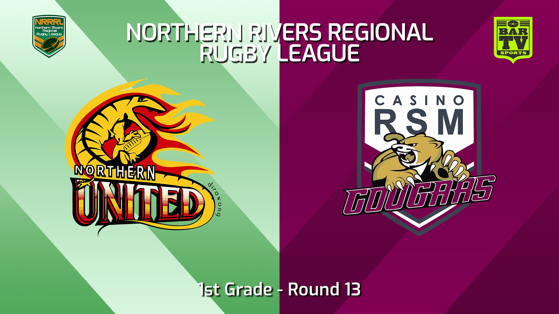 240707-video-Northern Rivers Round 13 - 1st Grade - Northern United v Casino RSM Cougars Slate Image