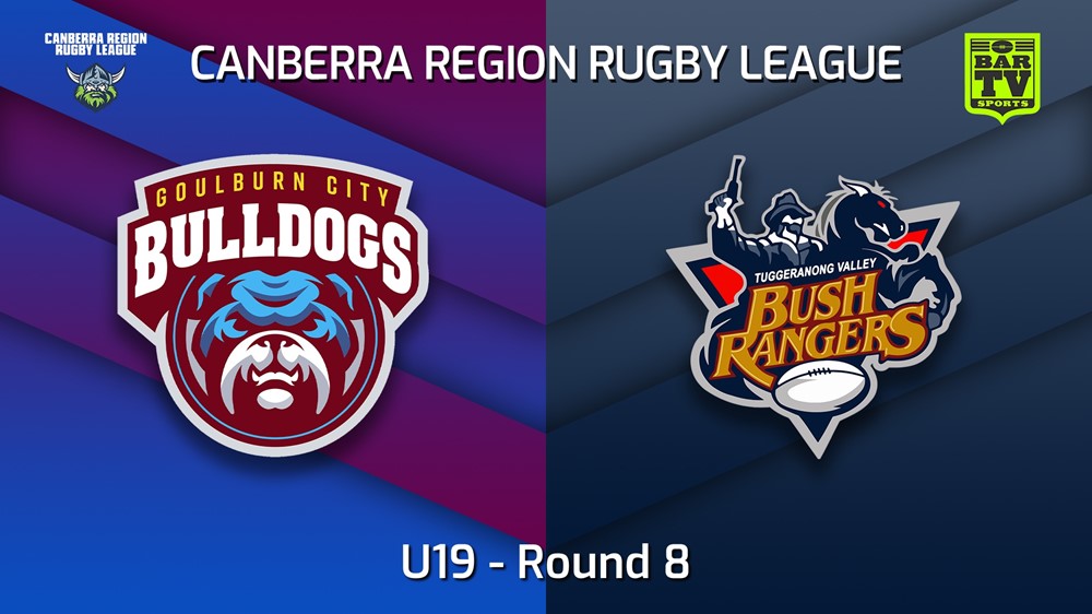 220605-Canberra Round 8 - U19 - Goulburn City Bulldogs v Tuggeranong Bushrangers Slate Image