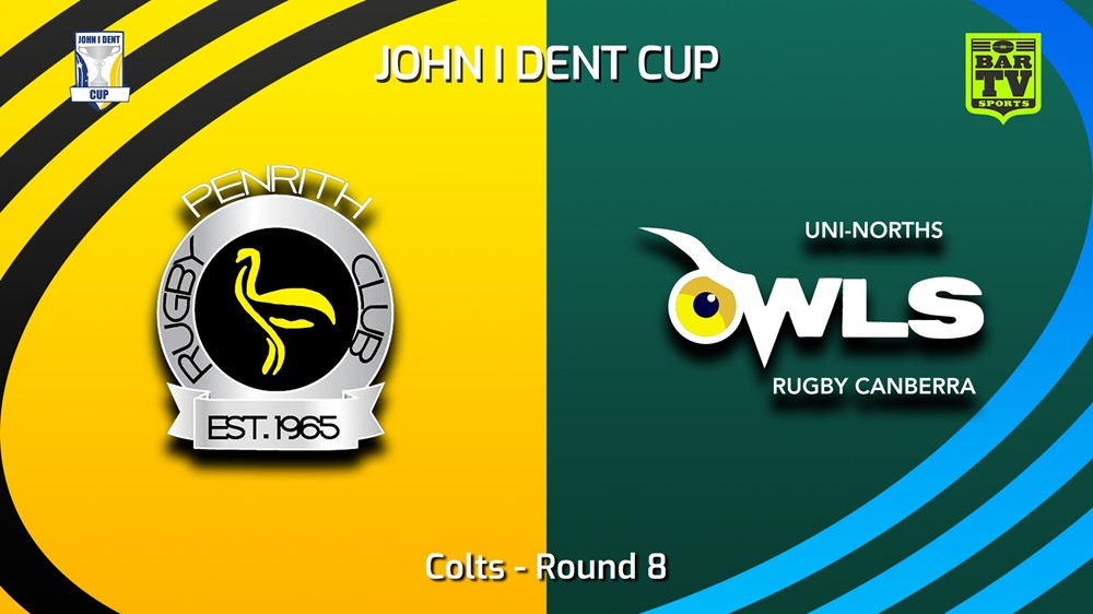 230603-John I Dent (ACT) Round 8 - Colts - Penrith Emus v UNI-North Owls Minigame Slate Image