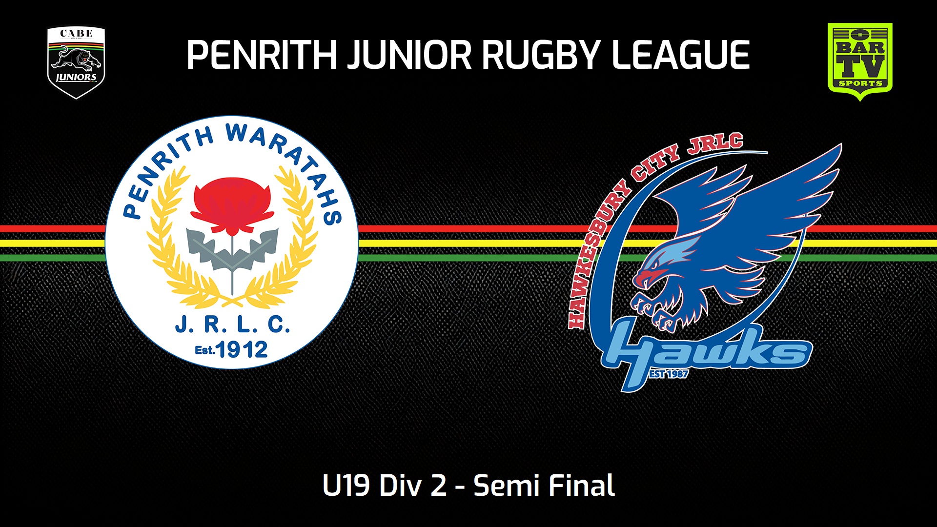 VIDEO Penrith & District Junior Rugby League Semi Final U19 Div 2