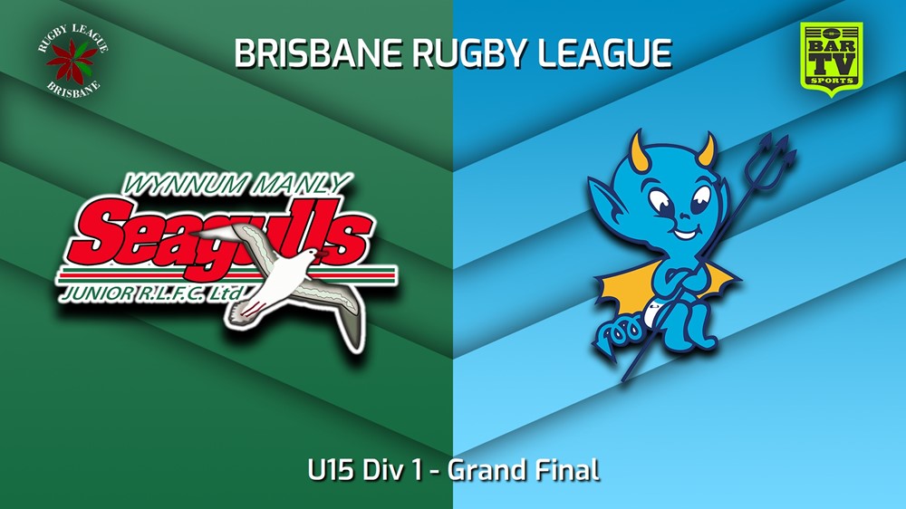 230903-BRL Grand Final - U15 Div 1 - Wynnum Manly Seagulls Juniors v Norths Juniors Devils Slate Image