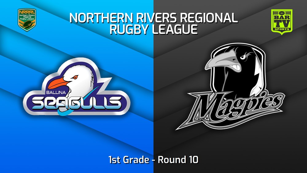 220703-Northern Rivers Round 10 - 1st Grade - Ballina Seagulls v Lower Clarence Magpies Slate Image