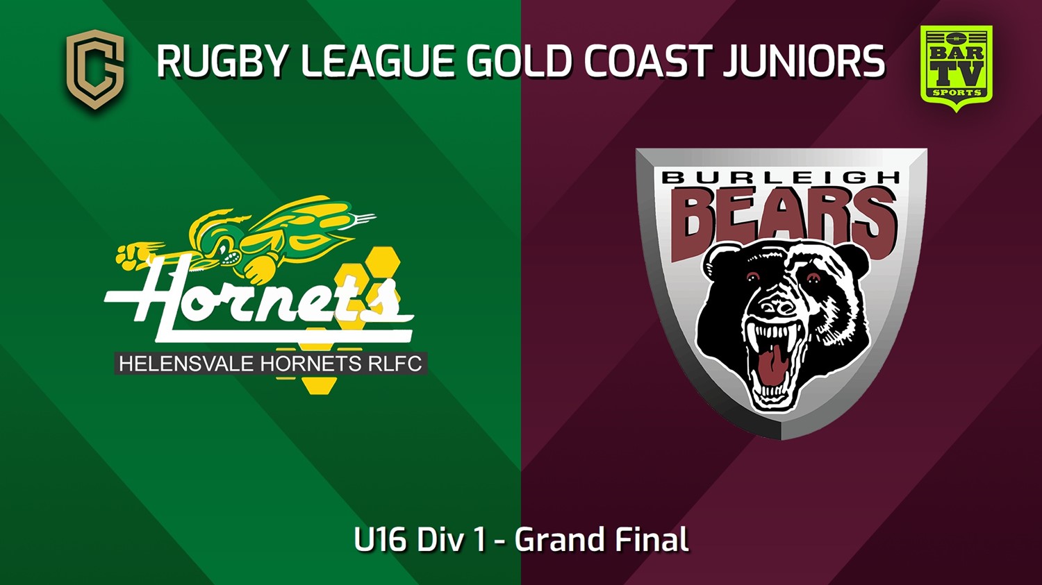 240907-video-Rugby League Gold Coast Juniors Grand Final - U16 Div 1 - Helensvale Hornets v Burleigh Bears Juniors Slate Image