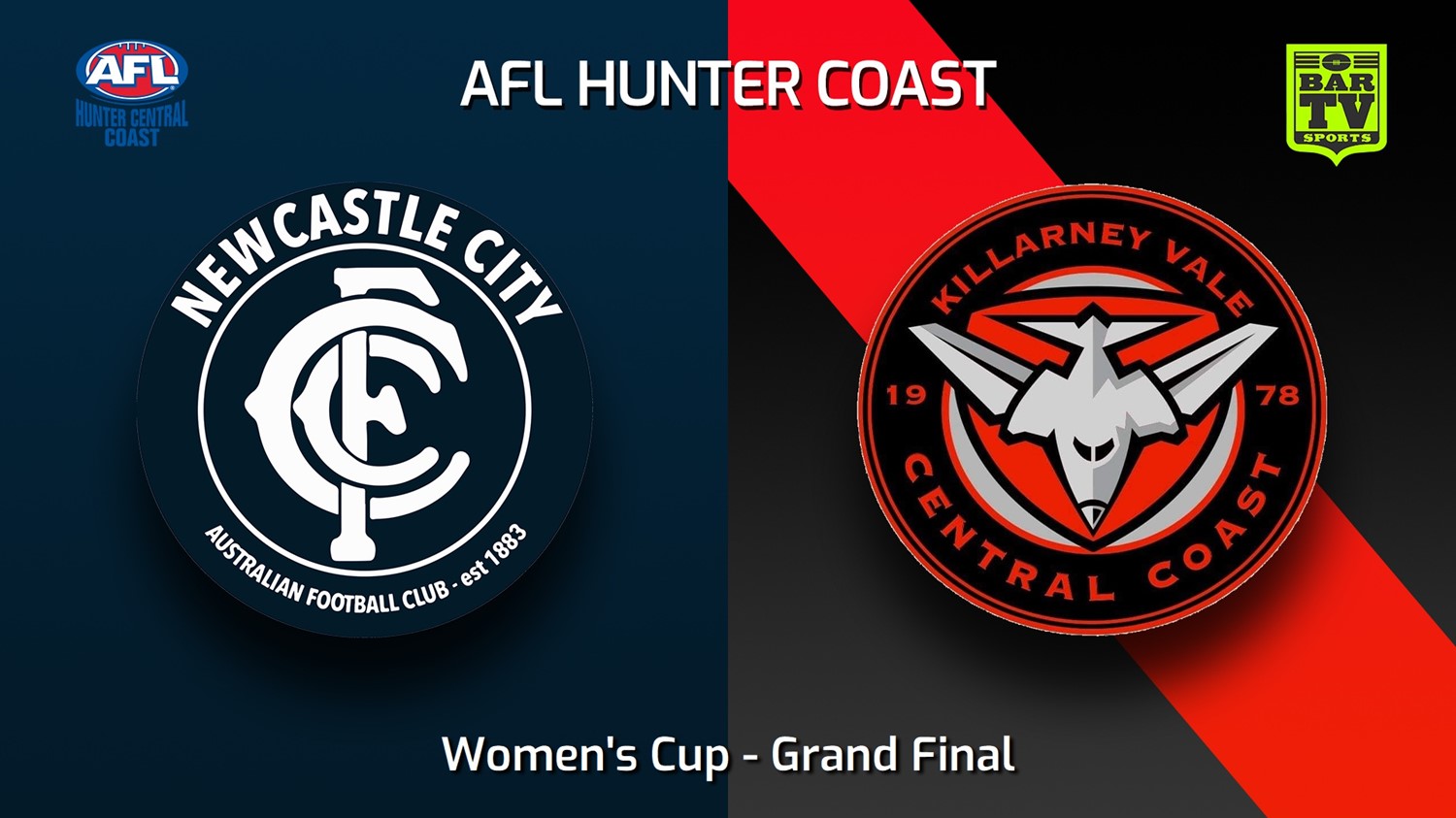 230916-AFL Hunter Central Coast Grand Final - Women's Cup - Newcastle City  v Killarney Vale Bombers Minigame Slate Image