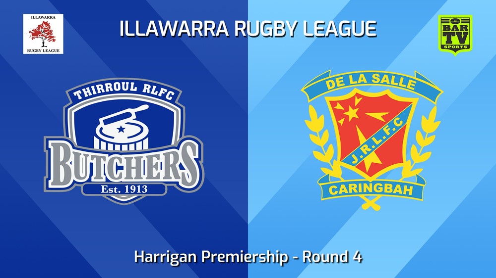 240713-video-Illawarra Round 4 - Harrigan Premiership - Thirroul Butchers v De La Salle Slate Image
