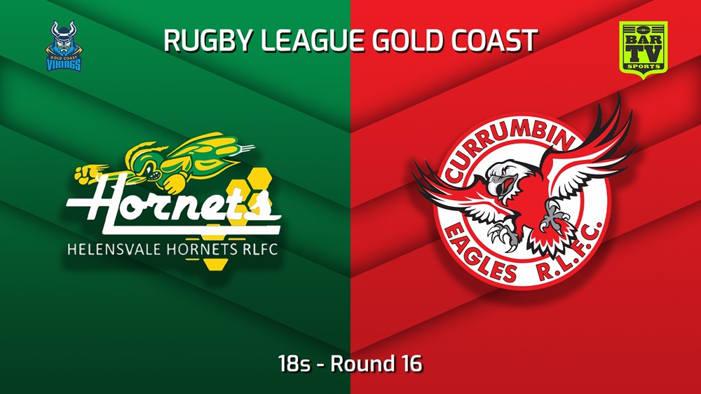 220807-Gold Coast Round 16 - 18s - Helensvale Hornets v Currumbin Eagles Slate Image