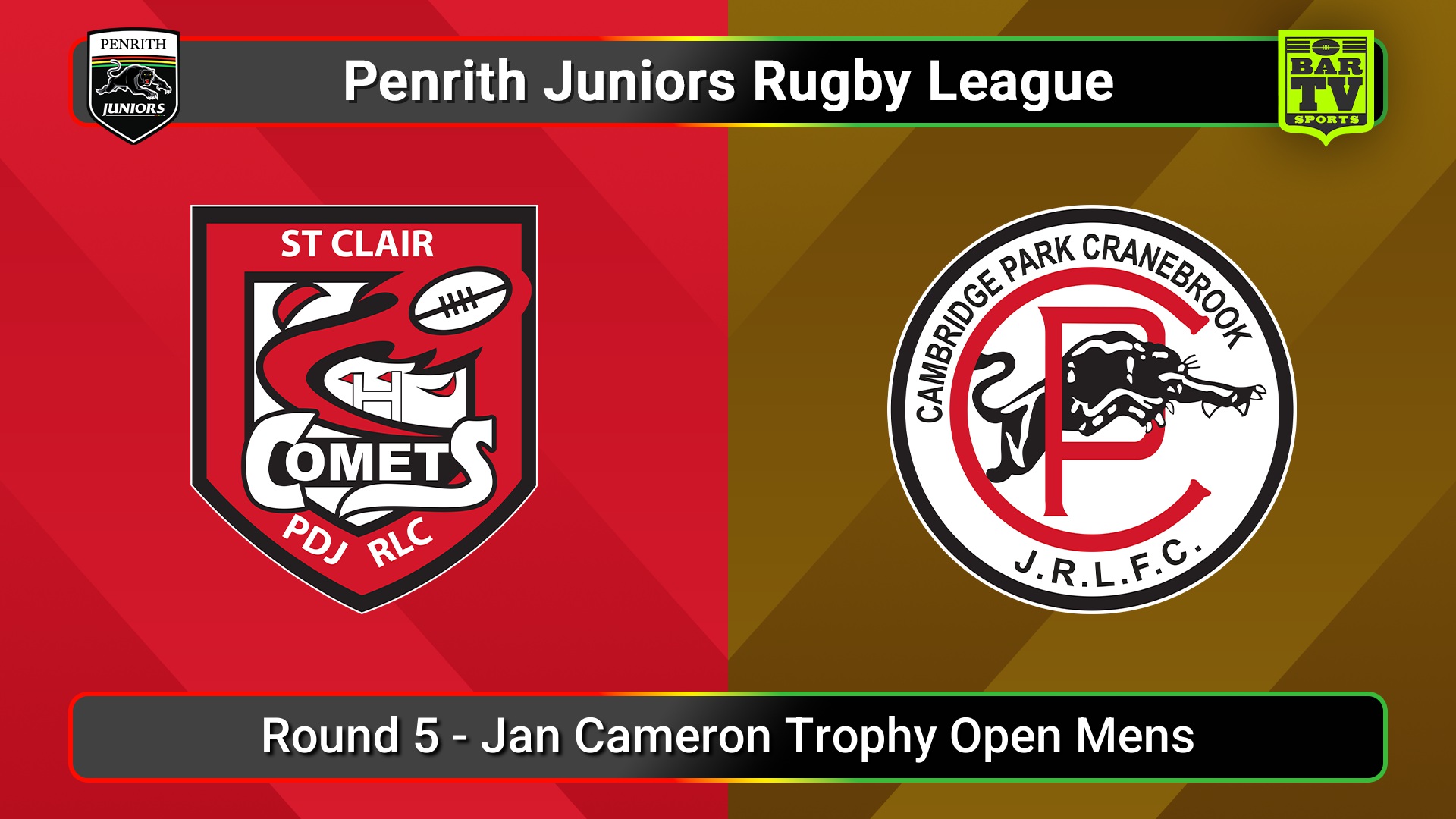 250518-video-Penrith & District Junior Rugby League Round 5 - Jan Cameron Trophy Open Mens - St Clair v Cambridge Park Slate Image