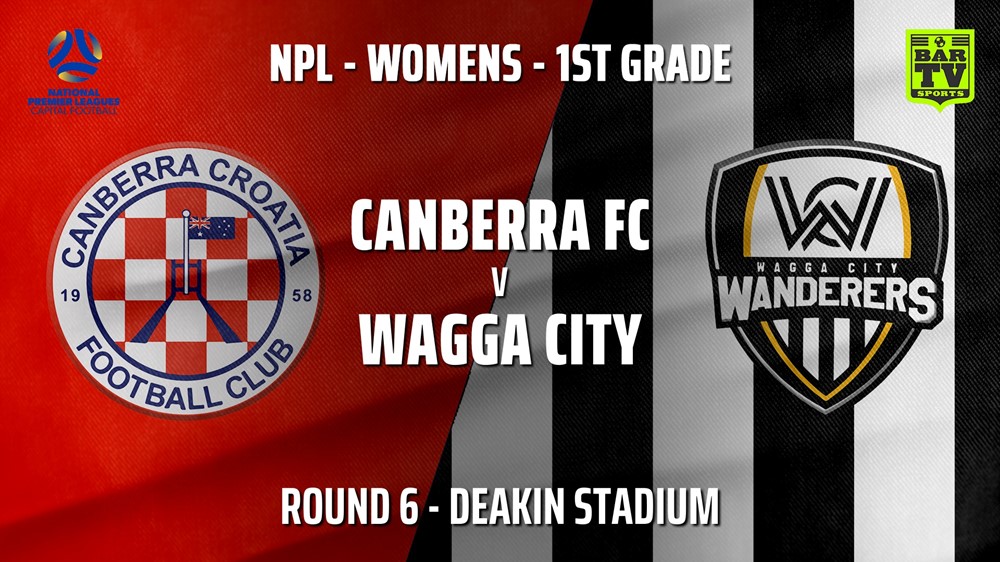 210516-NPLW - Capital Round 6 - Canberra FC (women) v Wagga City Wanderers FC (women) Minigame Slate Image