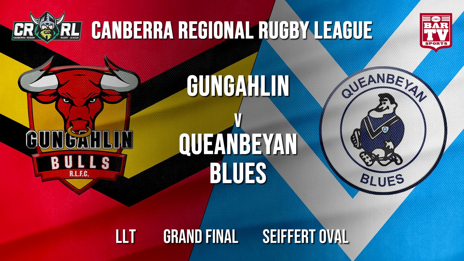 CRRL  Grand Final - LLT - Gungahlin Bulls v Queanbeyan Blues Minigame Slate Image