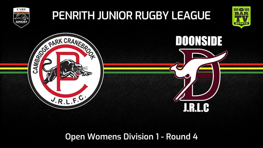 240505-video-Penrith & District Junior Rugby League Round 4 - Open Womens Division 1 - Cambridge Park v Doonside Slate Image