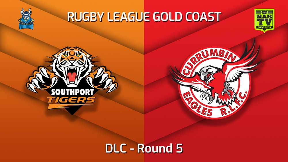 220507-Gold Coast Round 5 - DLC - Southport Tigers v Currumbin Eagles Slate Image
