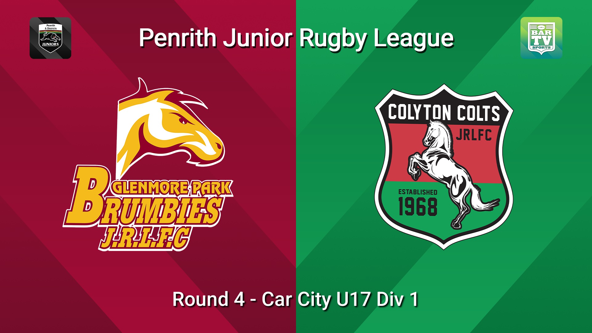 260516-video-Penrith & District Junior Rugby League Round 4 - Car City U17 Div 1 - Glenmore Park v Colyton Slate Image