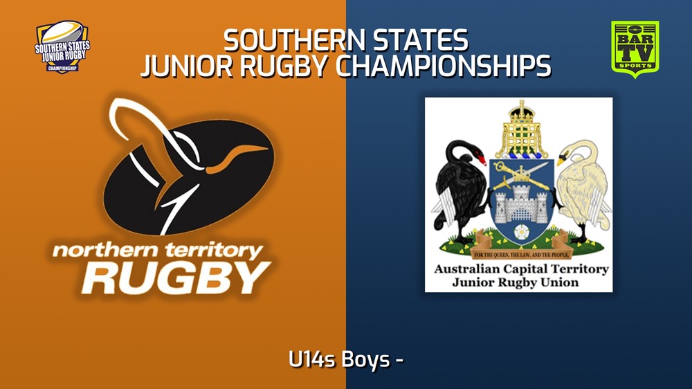 230712-Southern States Junior Rugby Championships U14s Boys - Northern Territory Rugby v ACTJRU Minigame Slate Image