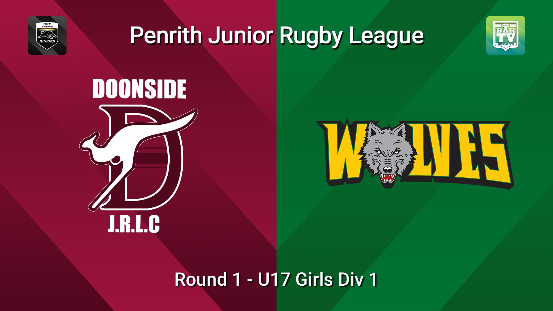 260418-video-Penrith & District Junior Rugby League Round 1 - U17 Girls Div 1 - Doonside v Windsor Wolves Slate Image