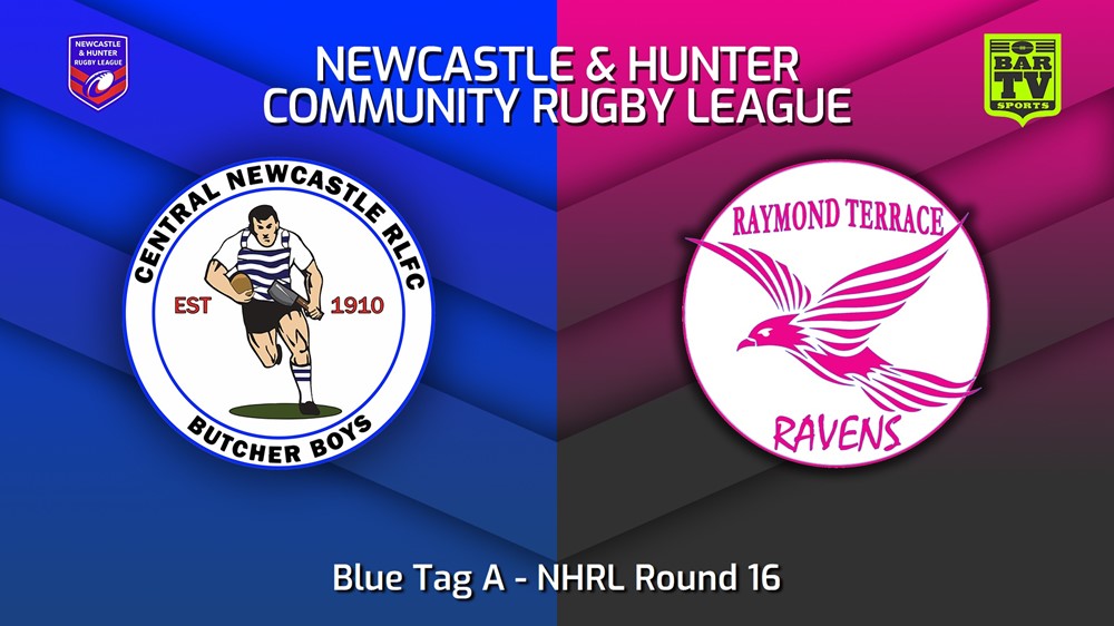 MINI GAME: NHRL NHRL Round 16 - Blue Tag A - Central Newcastle v Raymond Terrace Slate Image
