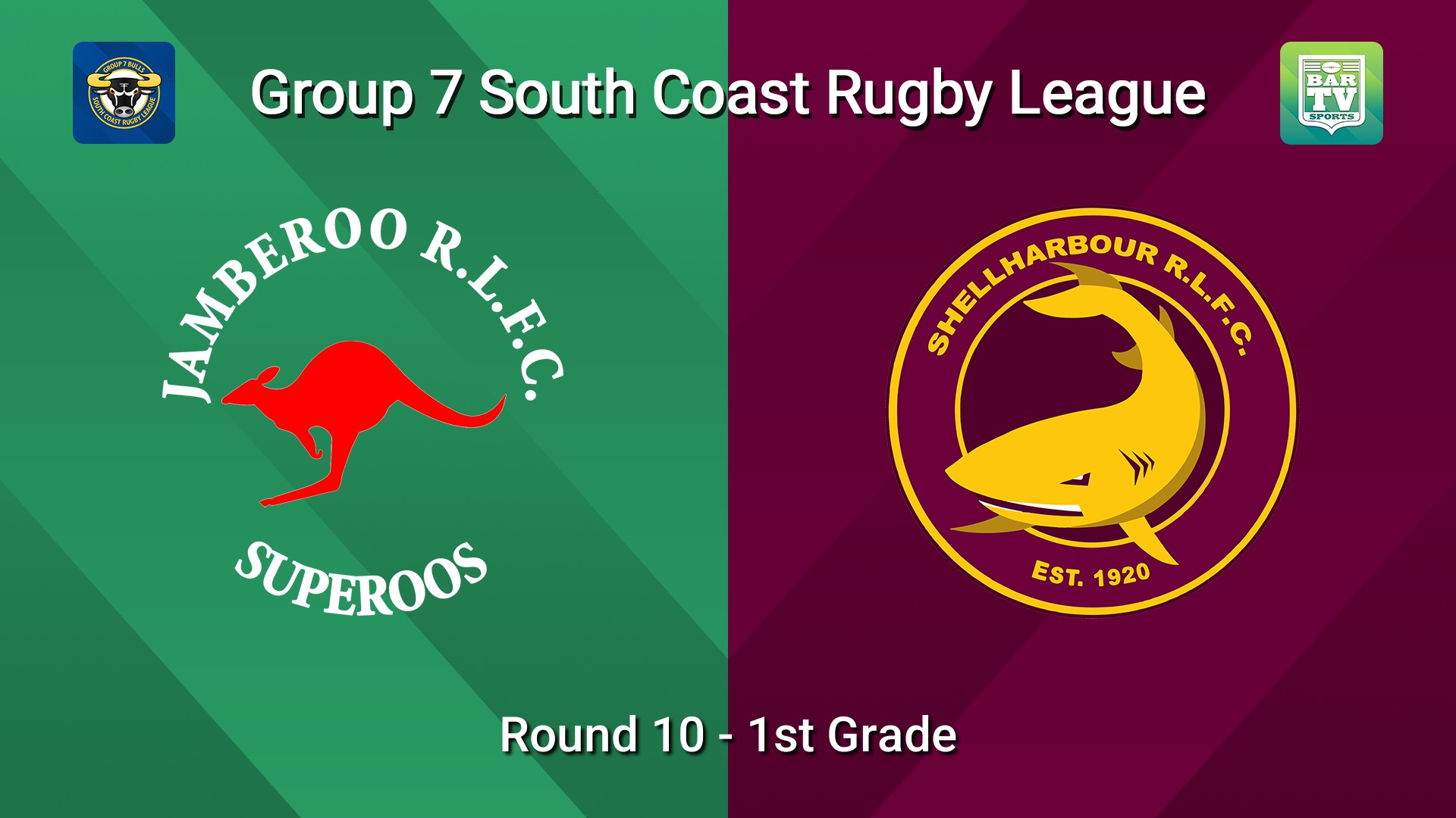 260620-video-South Coast Round 10 - 1st Grade - Jamberoo Superoos v Shellharbour Sharks Slate Image