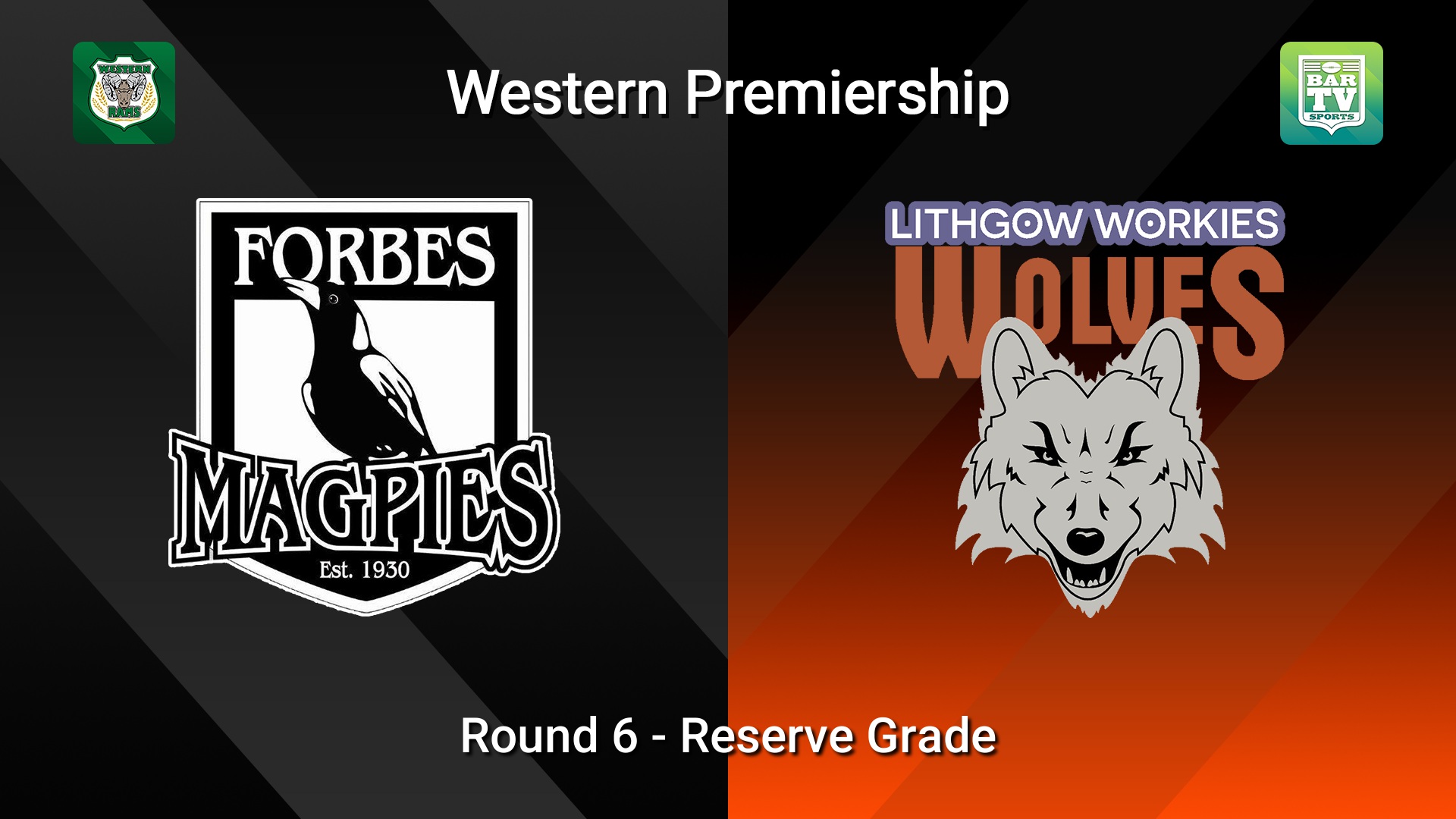 260524-video-Western Premiership Round 6 - Reserve Grade - Forbes Magpies v Lithgow Workies Wolves Slate Image
