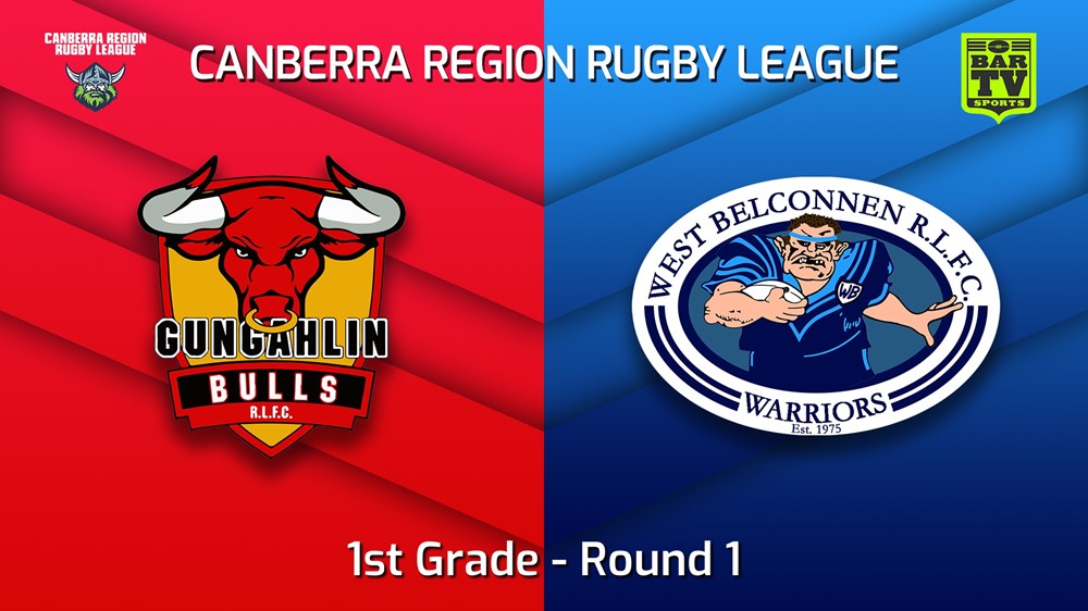 220402-Canberra Round 1 - 1st Grade - Gungahlin Bulls v West Belconnen Warriors Slate Image