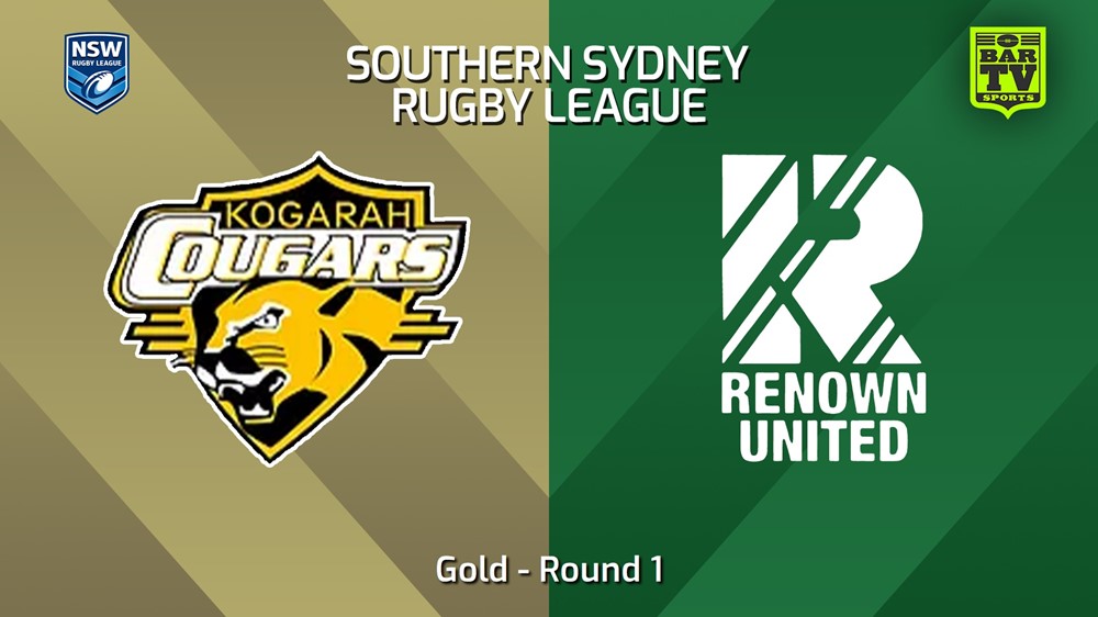 240413-S. Sydney Open Round 1 - Gold - Kogarah Cougars v Renown United Slate Image