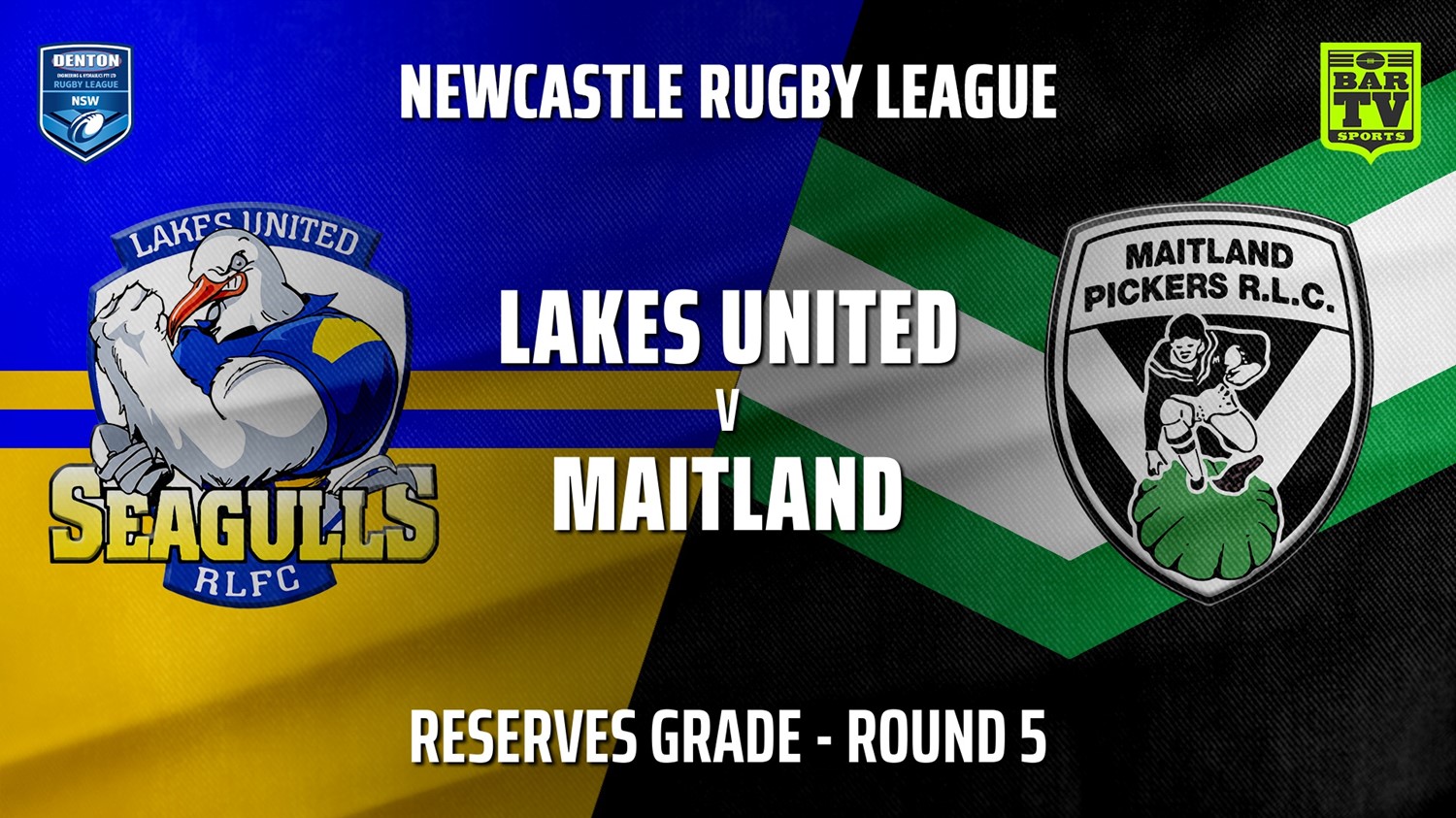 210422-Newcastle Rugby League Round 5 - Reserves Grade - Lakes United v Maitland Pickers Slate Image