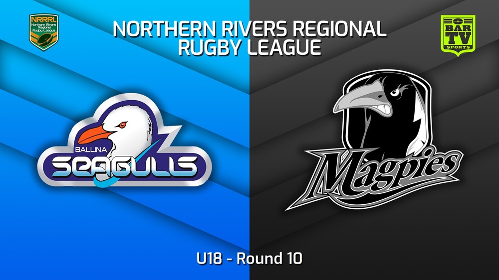 220703-Northern Rivers Round 10 - U18 - Ballina Seagulls v Lower Clarence Magpies Slate Image