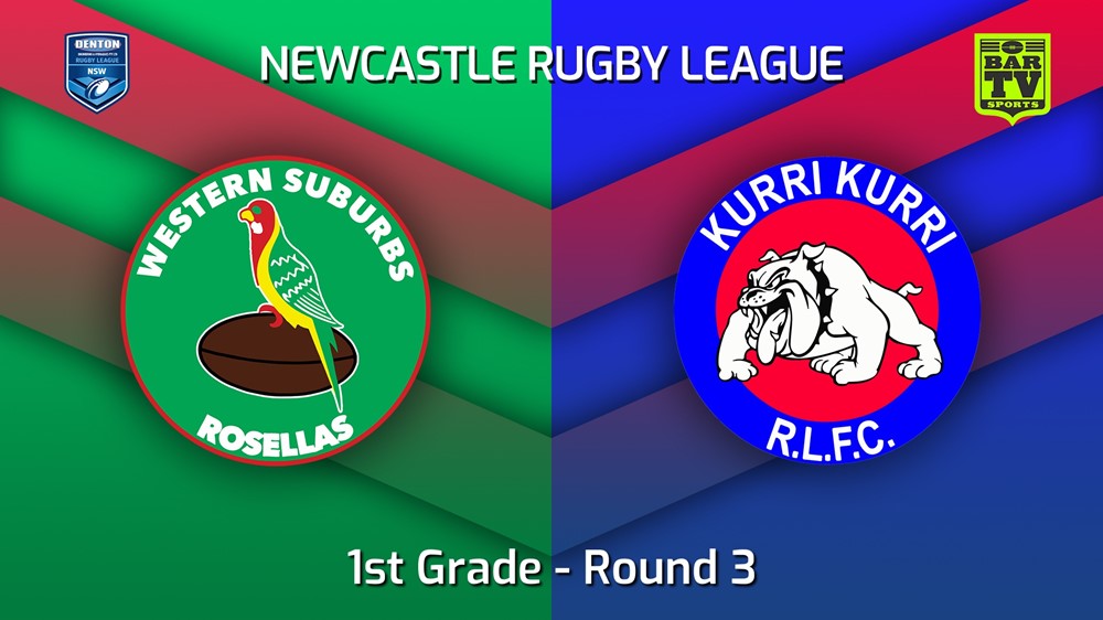 220410-Newcastle Round 3 - 1st Grade - Western Suburbs Rosellas v Kurri Kurri Bulldogs Slate Image