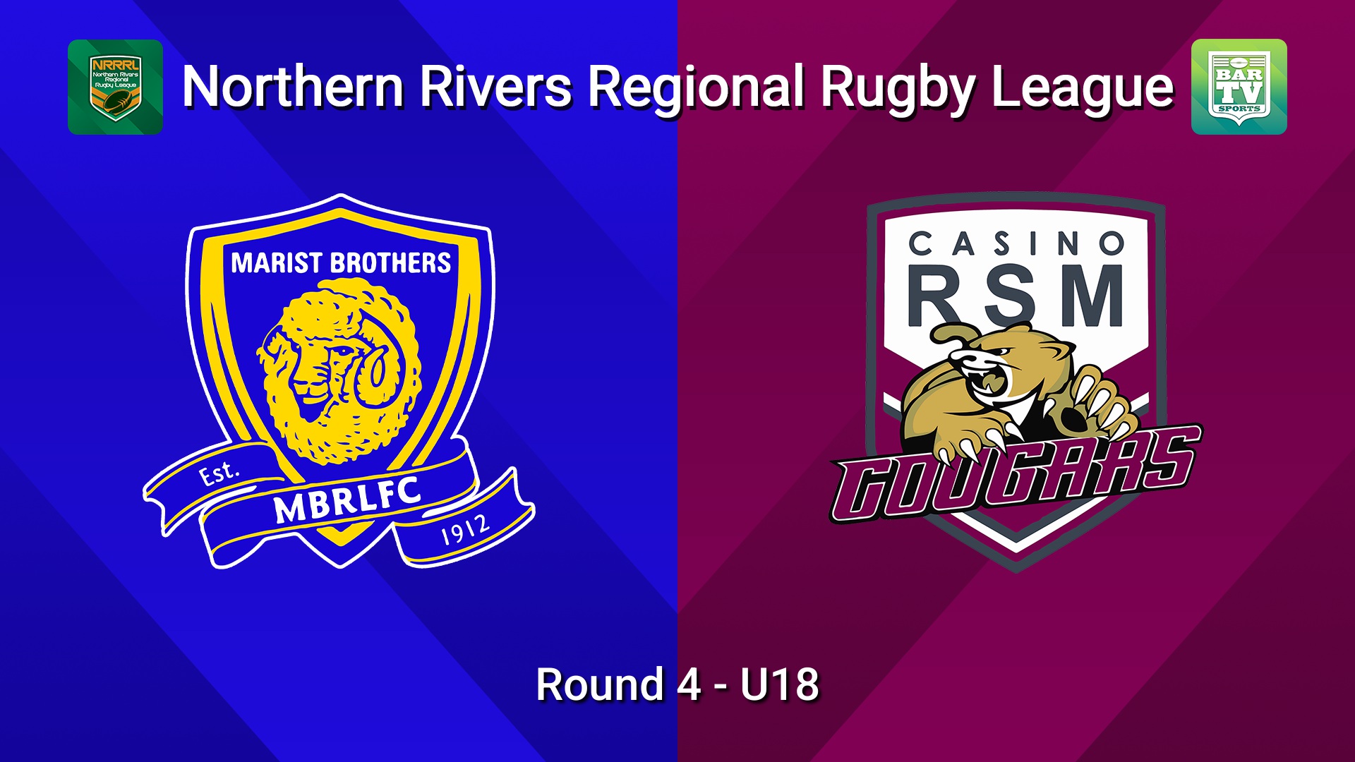 260503-video-Northern Rivers Round 4 - U18 - Lismore Marist Brothers v Casino RSM Cougars Slate Image