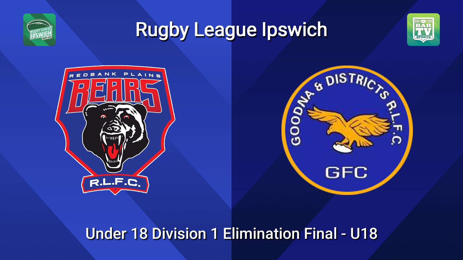 260823-video-Rugby League Ipswich Under 18 Division 1 Elimination Final - U18 - Redbank Plains Juniors v Goodna Slate Image