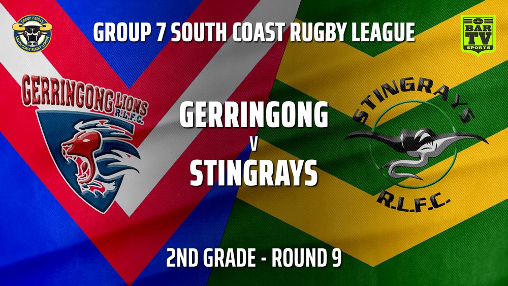 210612-South Coast Round 9 - 2nd Grade - Gerringong v Stingrays of Shellharbour Slate Image