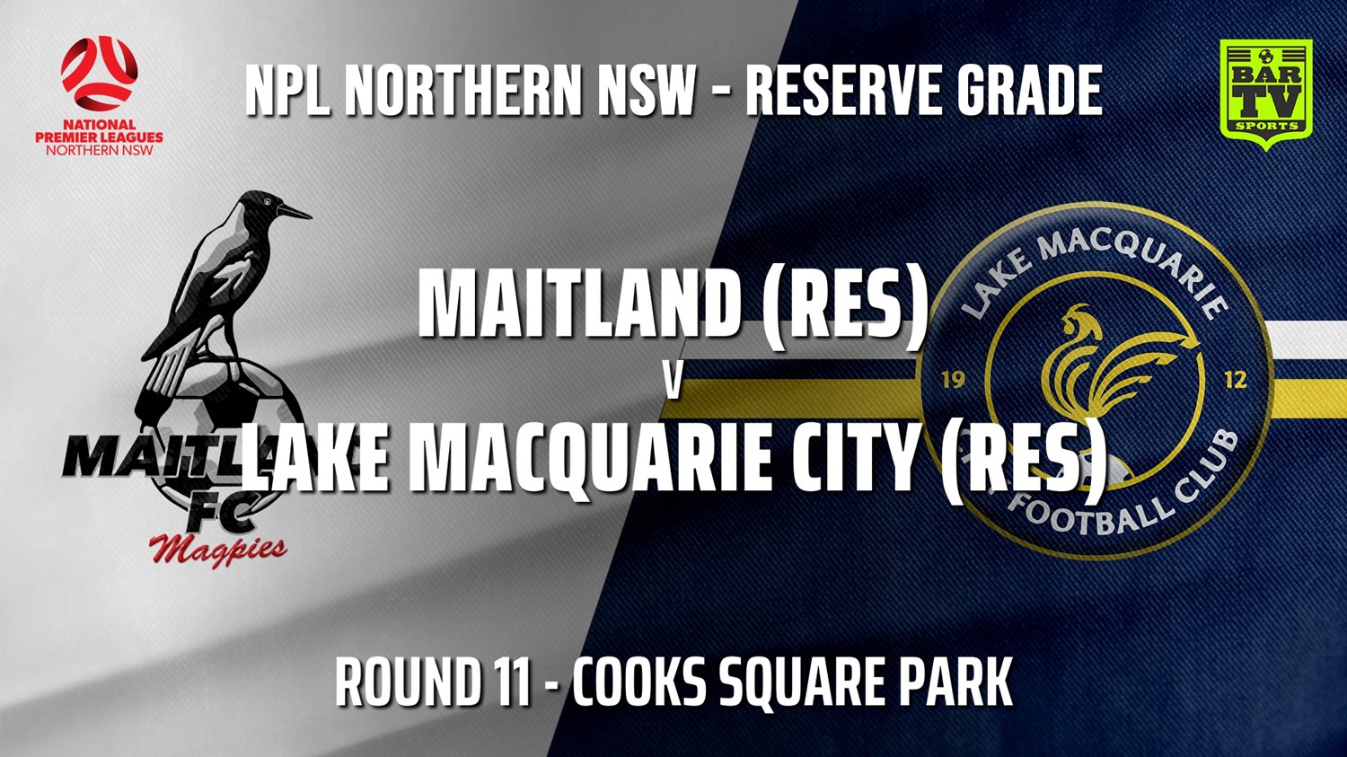210618-Northern NPL Reserves Round 11 - Maitland FC v Lake Macquarie City FC Minigame Slate Image