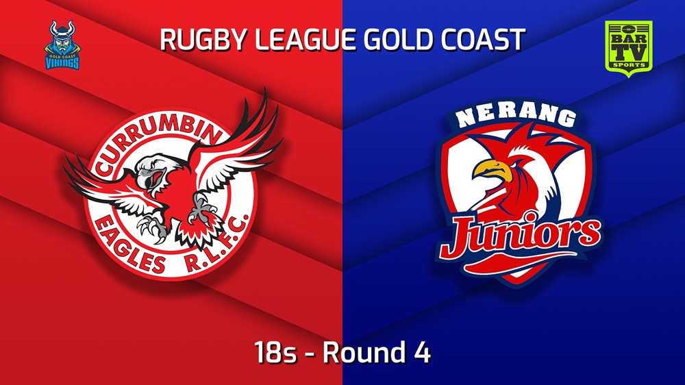 220424-Gold Coast Round 4 - 18s - Currumbin Eagles v Nerang Roosters Minigame Slate Image