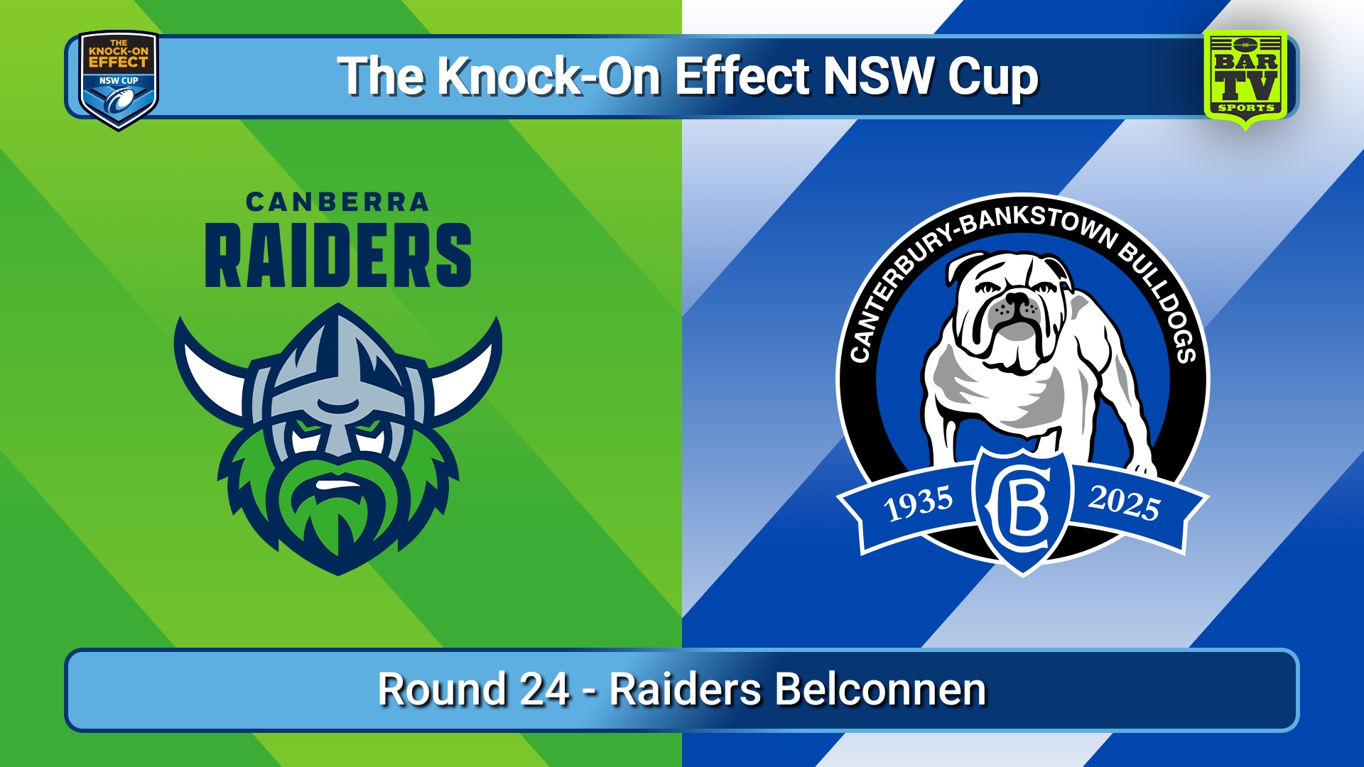 250816-video-The Knock-On Effect NSW Cup Round 24 - Canberra Raiders v Canterbury-Bankstown Bulldogs Slate Image