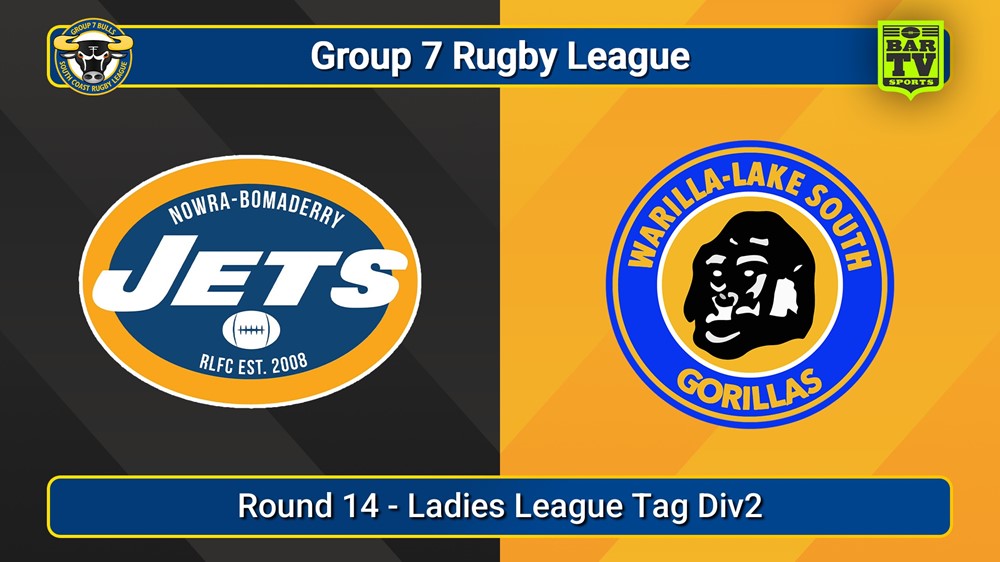 250727-video-South Coast Round 14 - Ladies League Tag Div2 - Nowra-Bomaderry  v Warilla-Lake South Slate Image