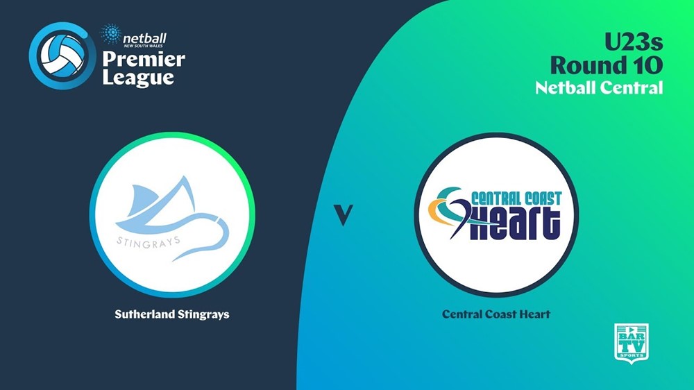 NSW Prem League Round 10 - U23s - Sutherland Stingrays v Central Coast Heart Slate Image