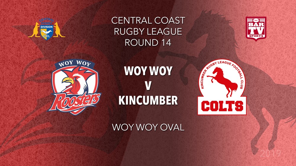 CCRL Round 14 - 1st Grade - Woy Woy Roosters v Kincumber Colts Slate Image