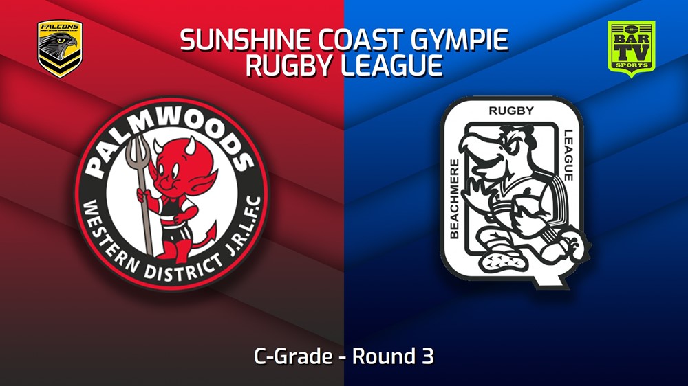 230415-Sunshine Coast RL Round 3 - C-Grade - Palmwoods Devils v Beachmere Pelicans Minigame Slate Image