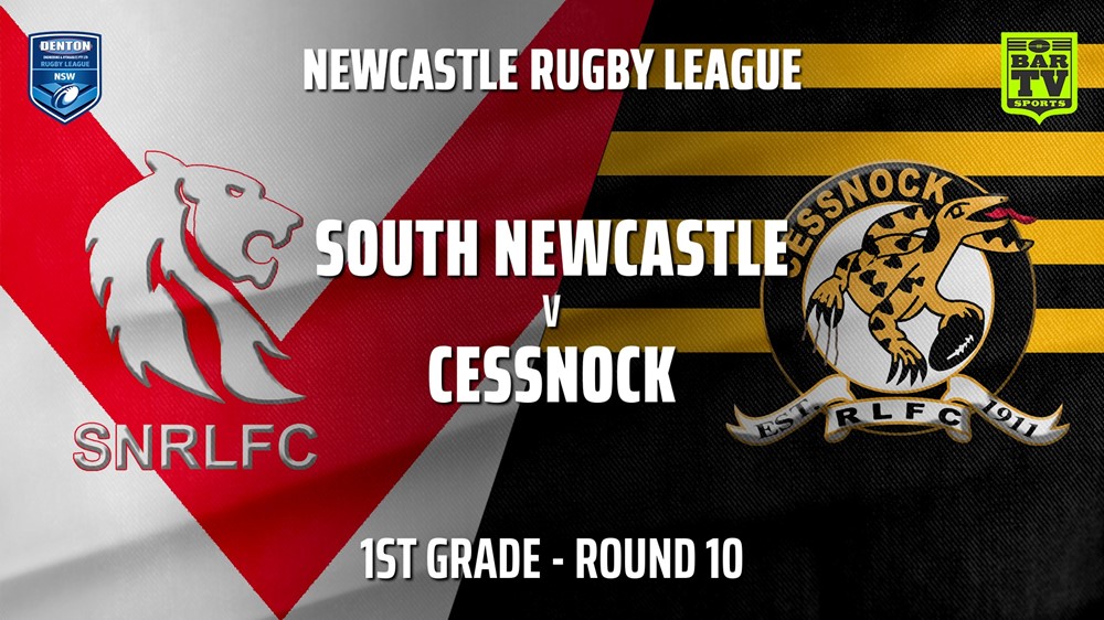 210605-Newcastle Rugby League Round 10 - 1st Grade - South Newcastle v Cessnock Goannas Slate Image