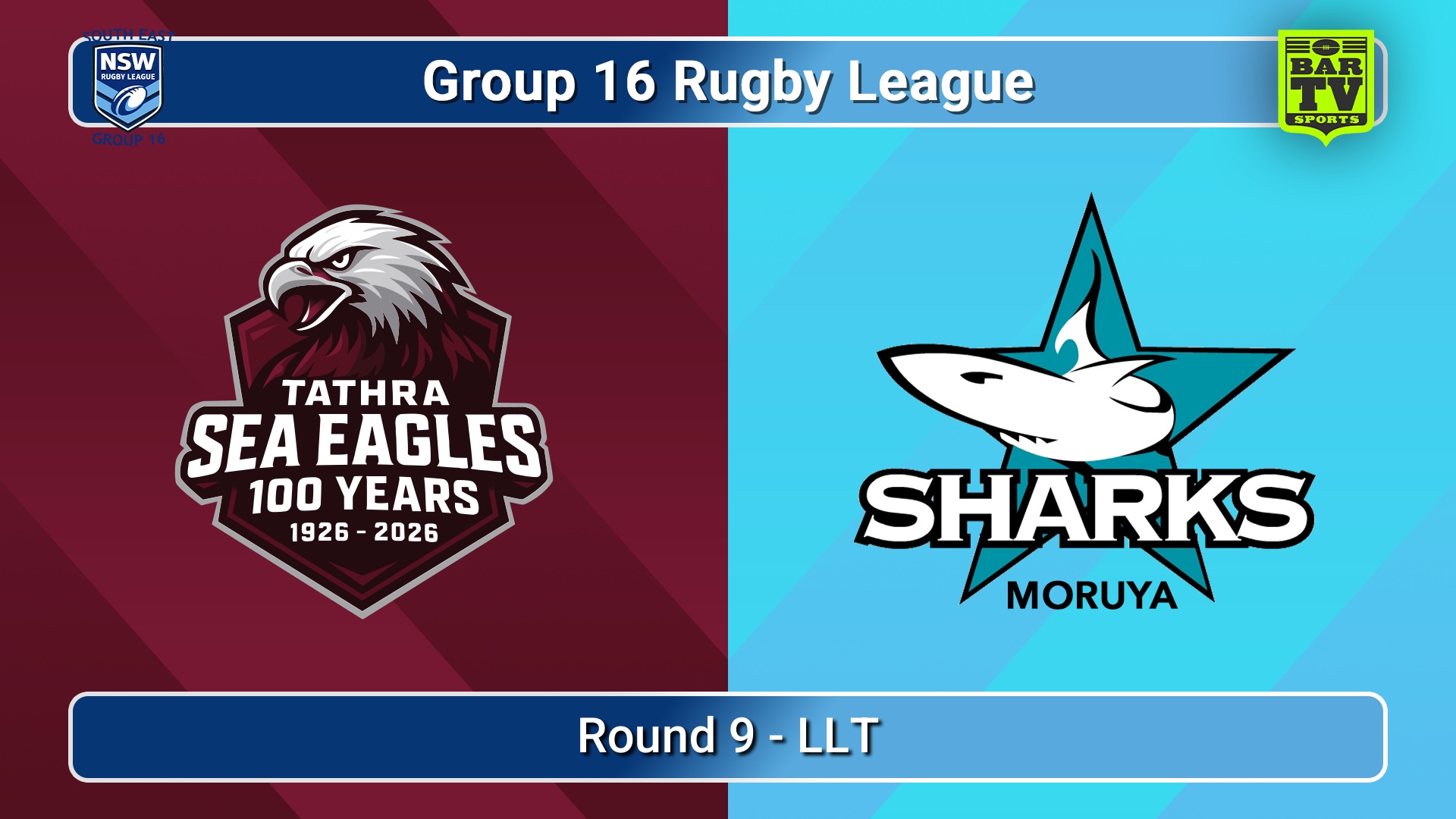260628-video-Group 16 Rugby League  Round 9 - LLT - Tathra Sea Eagles v Moruya Sharks Slate Image