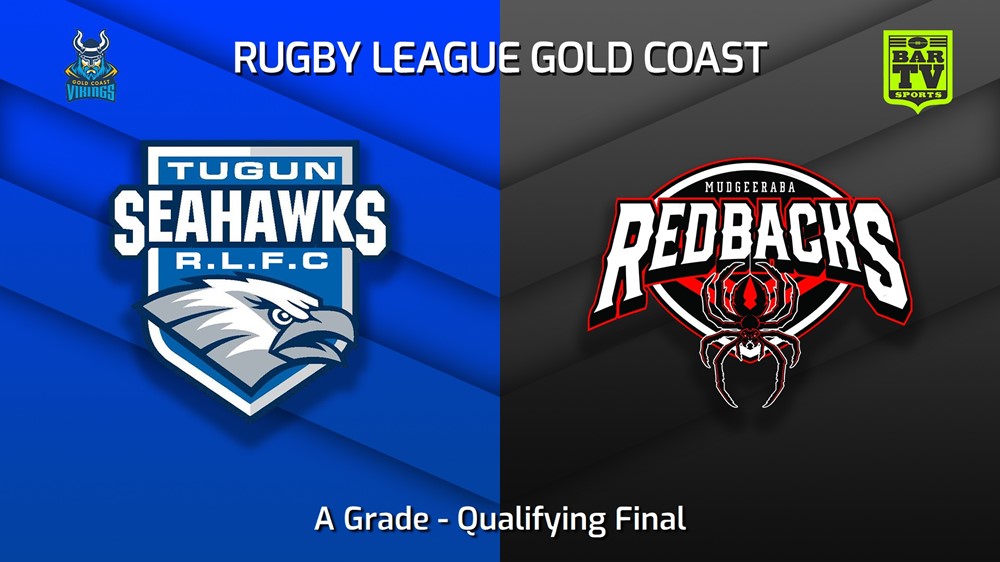 220828-Gold Coast Qualifying Final - A Grade - Tugun Seahawks v Mudgeeraba Redbacks Minigame Slate Image