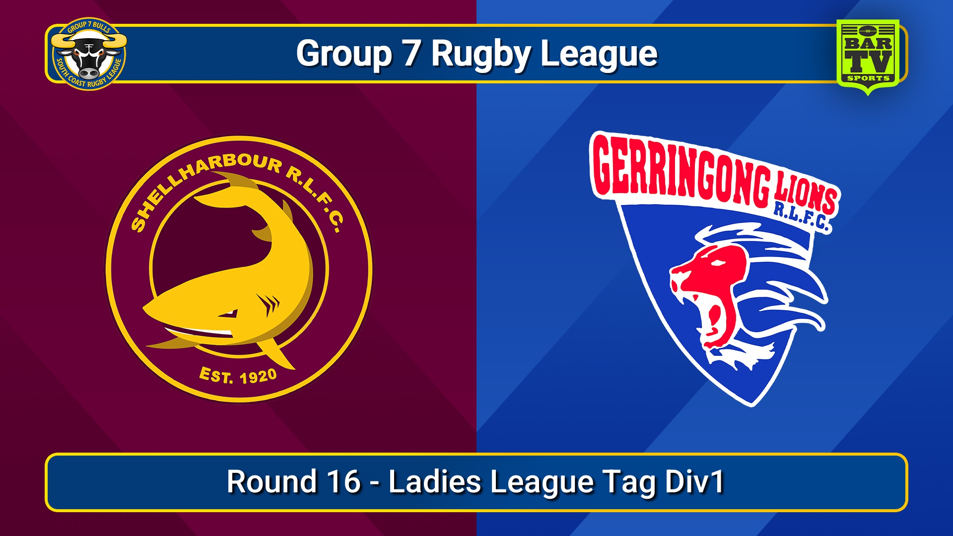 250817-video-South Coast Round 16 - Ladies League Tag Div1 - Shellharbour Sharks v Gerringong Slate Image