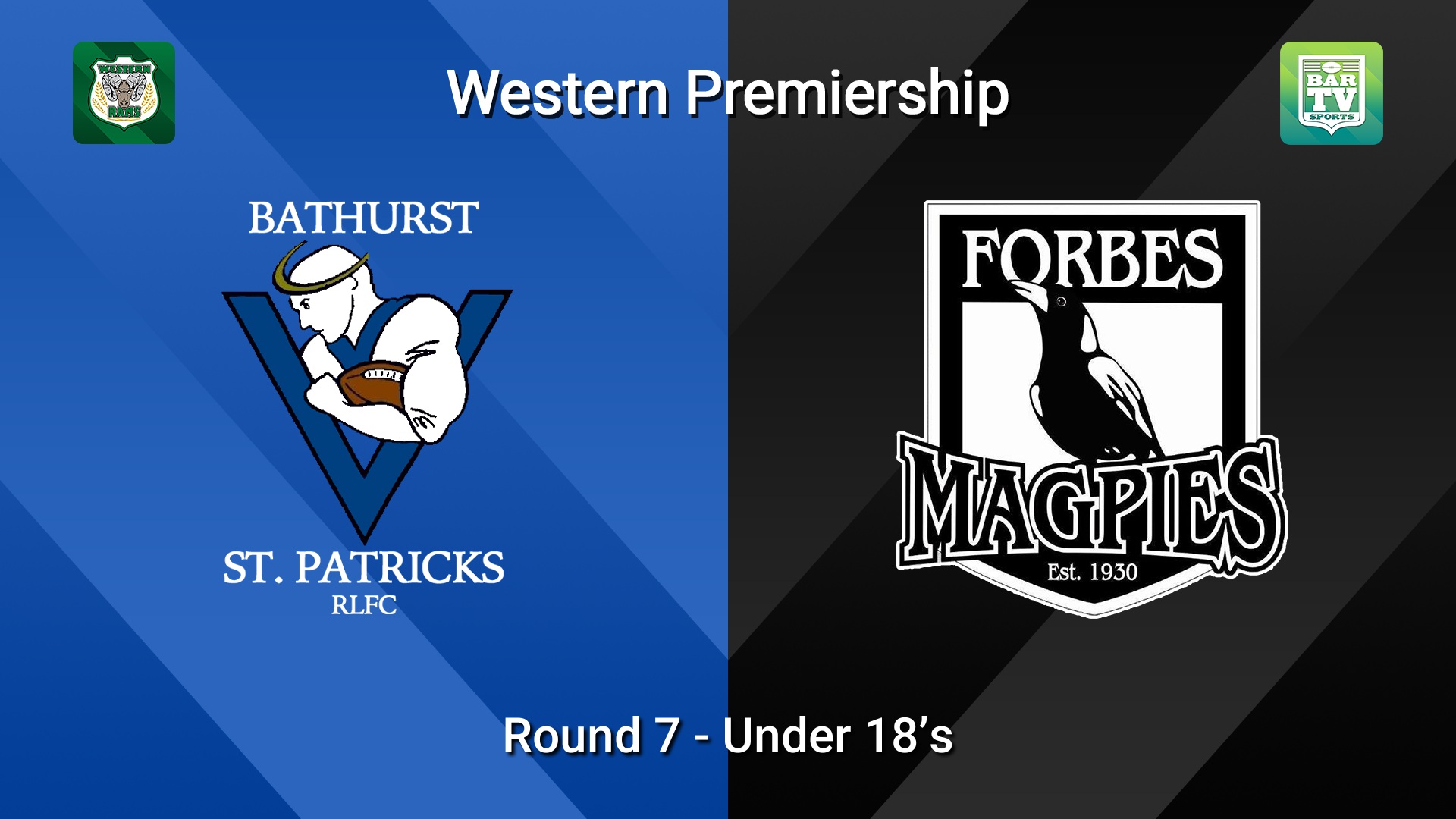 260530-video-Western Premiership Round 7 - Under 18’s - Bathurst St. Pats v Forbes Magpies Slate Image