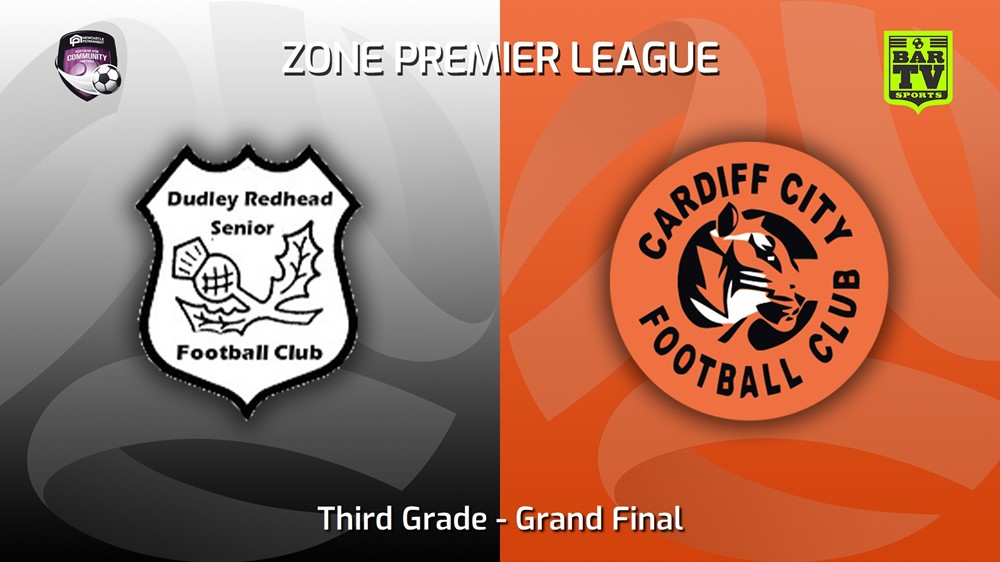 220918-Newcastle Zone Premier League Grand Final - Third Grade - Dudley Redhead United SFC v Cardiff City Slate Image