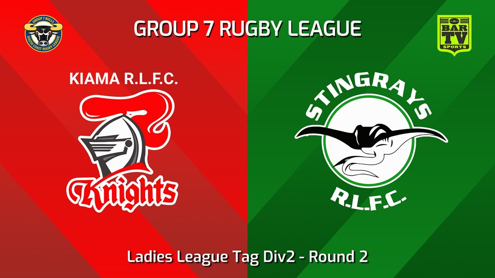 240414-South Coast Round 2 - Ladies League Tag Div2 - Kiama Knights v Stingrays of Shellharbour Minigame Slate Image