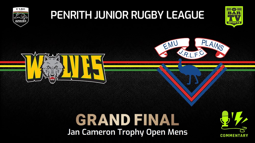 240908-video-Penrith & District Junior Rugby League Grand Final - Jan Cameron Trophy Open Mens - Windsor Wolves v Emu Plains RLFC Slate Image