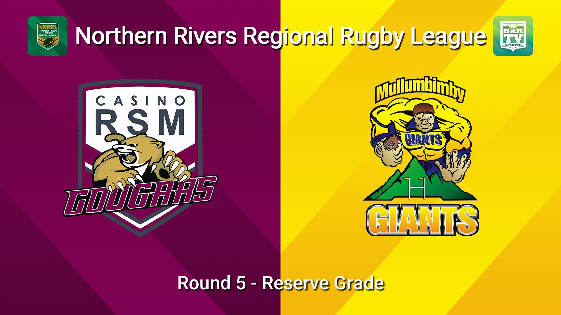 260517-video-Northern Rivers Round 5 - Reserve Grade - Casino RSM Cougars v Mullumbimby Giants Slate Image